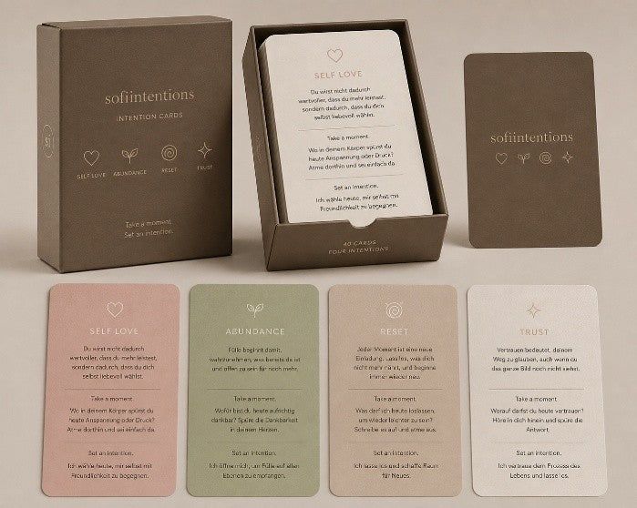 INTENTION CARDS & NOTES